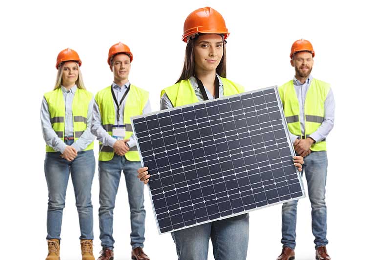 Photovoltaik Mitarbeitervermittlung für Solarfachbetriebe B2B- und B2C-Personalvermittlung von WWS Energy Solutions